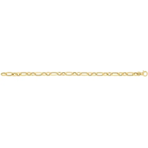 9ct Yellow Gold Hollow Bracelet 4.7g